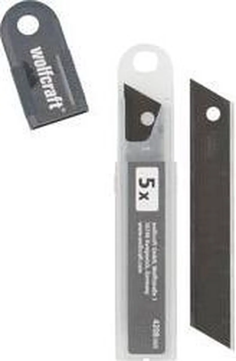 Wolfcraft 5 Afbreekmessen Pro Sharp 18mm - 5 Stuks