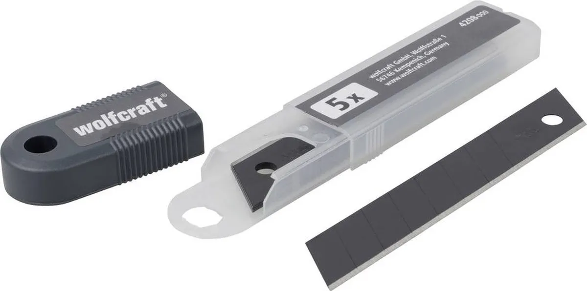 Wolfcraft 5 Afbreekmessen Pro Sharp 18mm - 5 Stuks