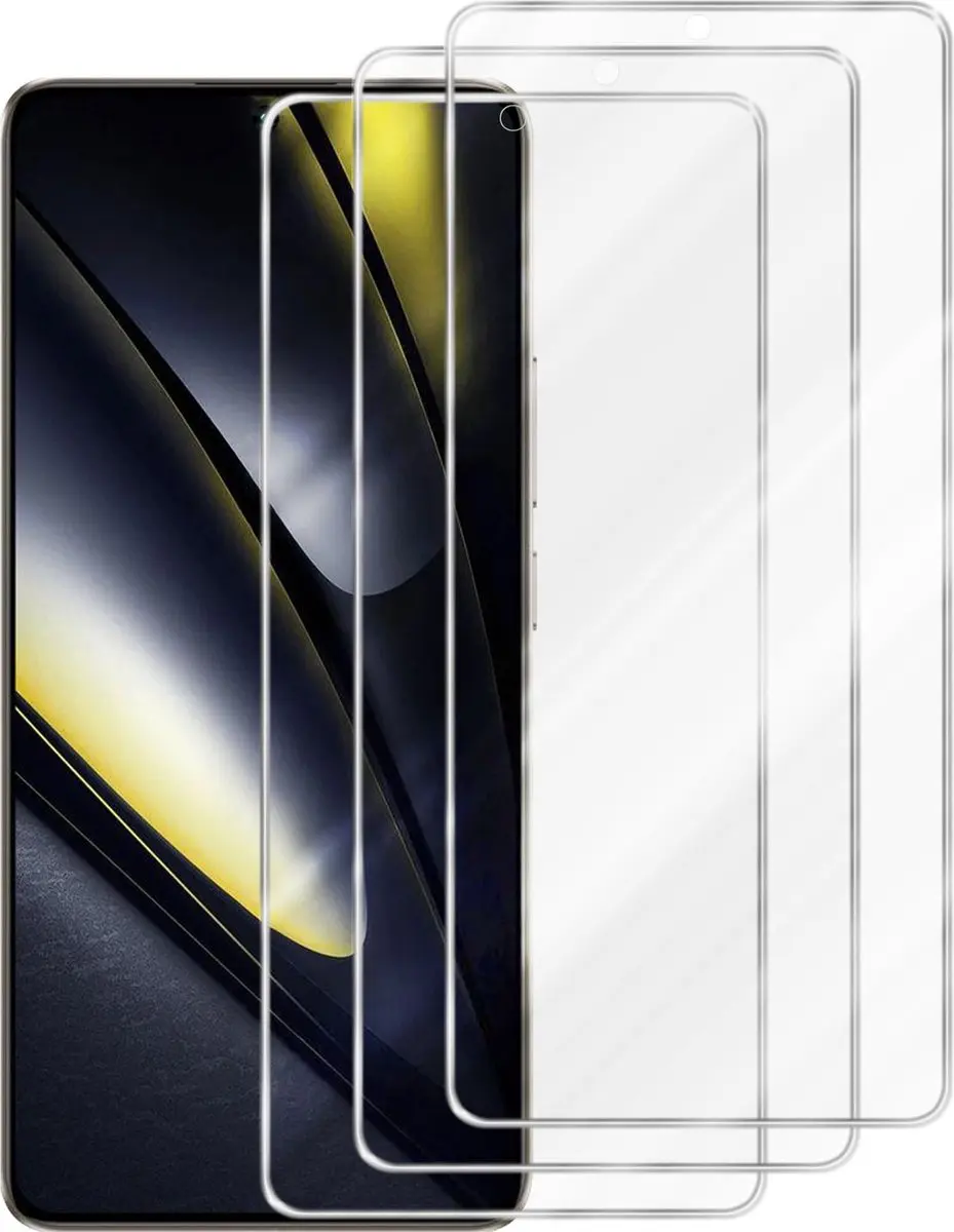 Cadorabo 3x Screenprotector geschikt voor Xiaomi Poco F6