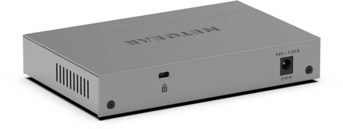 Netgear GS105EP Switch - 5 Poorten - 4x PoE 63W