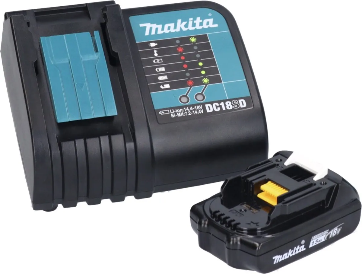 Makita DHP453SY1J Klopboormachine 18V 42Nm - met accu 1,5Ah & lader - afbeelding 4 van 5
