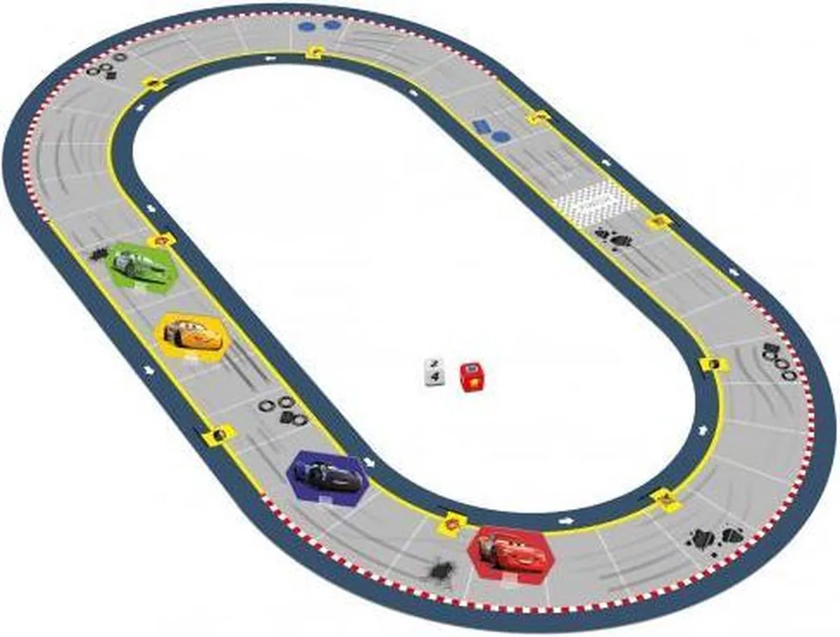 Tactic Cars 3 Racing Game 54404 - 2-4 Spelers