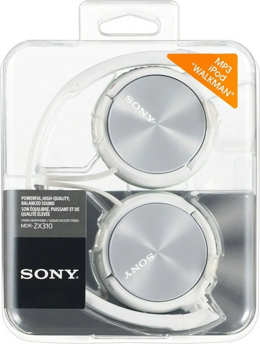 Sony MDR-ZX310AP On-Ear Koptelefoon - Wit