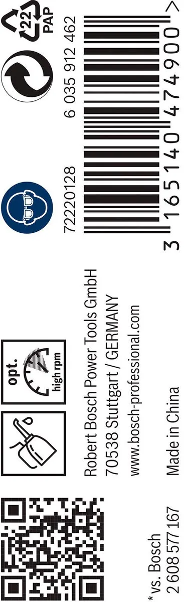 Bosch Professional ST. LINE 3.9mm HSS-G Boor - 10 Stuks