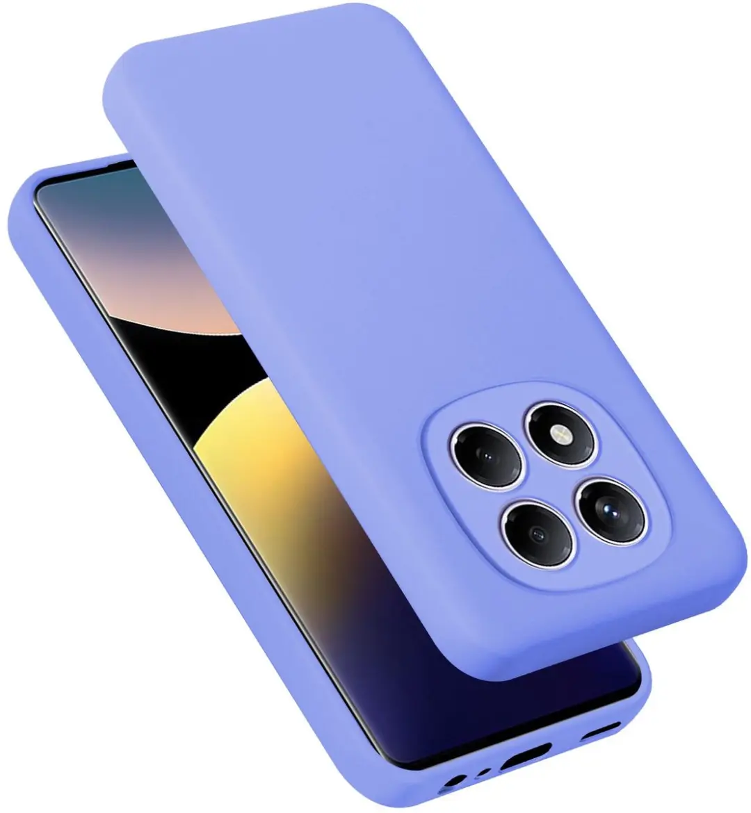 Cadorabo Hoesje geschikt voor Xiaomi Redmi Note 14 Pro 4G in LIQUID LICHT PAARS