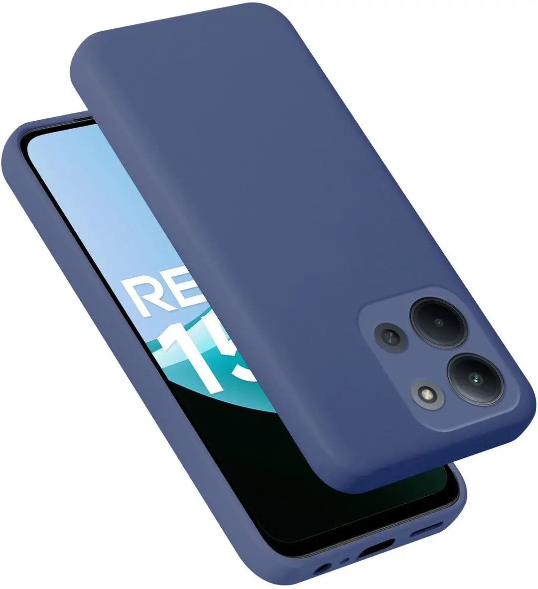 Cadorabo Hoesje geschikt voor Xiaomi Redmi 15C Case in Liquid Blauw Beschermhoes gemaakt van flexibel TPU silicone etui cover mobiele telefoonhoesje