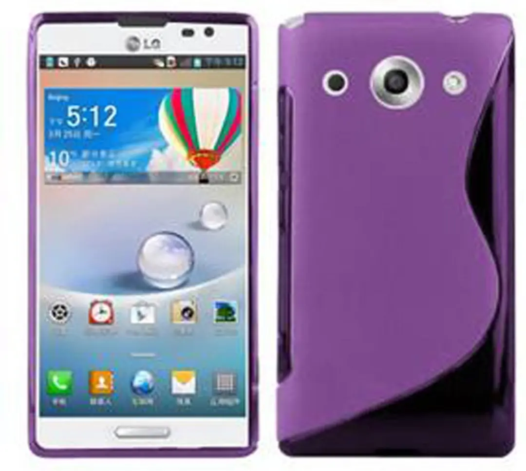 Cadorabo Hoesje geschikt voor LG OPTIMUS G PRO in LILA VIOLET