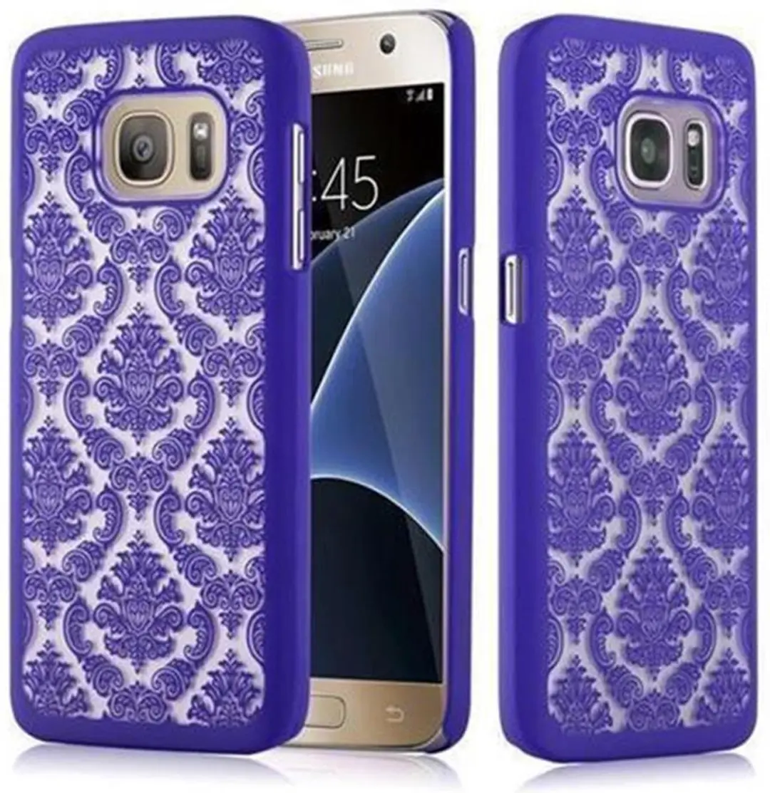 Cadorabo Hoesje geschikt voor Samsung Galaxy S7 in PAARS
