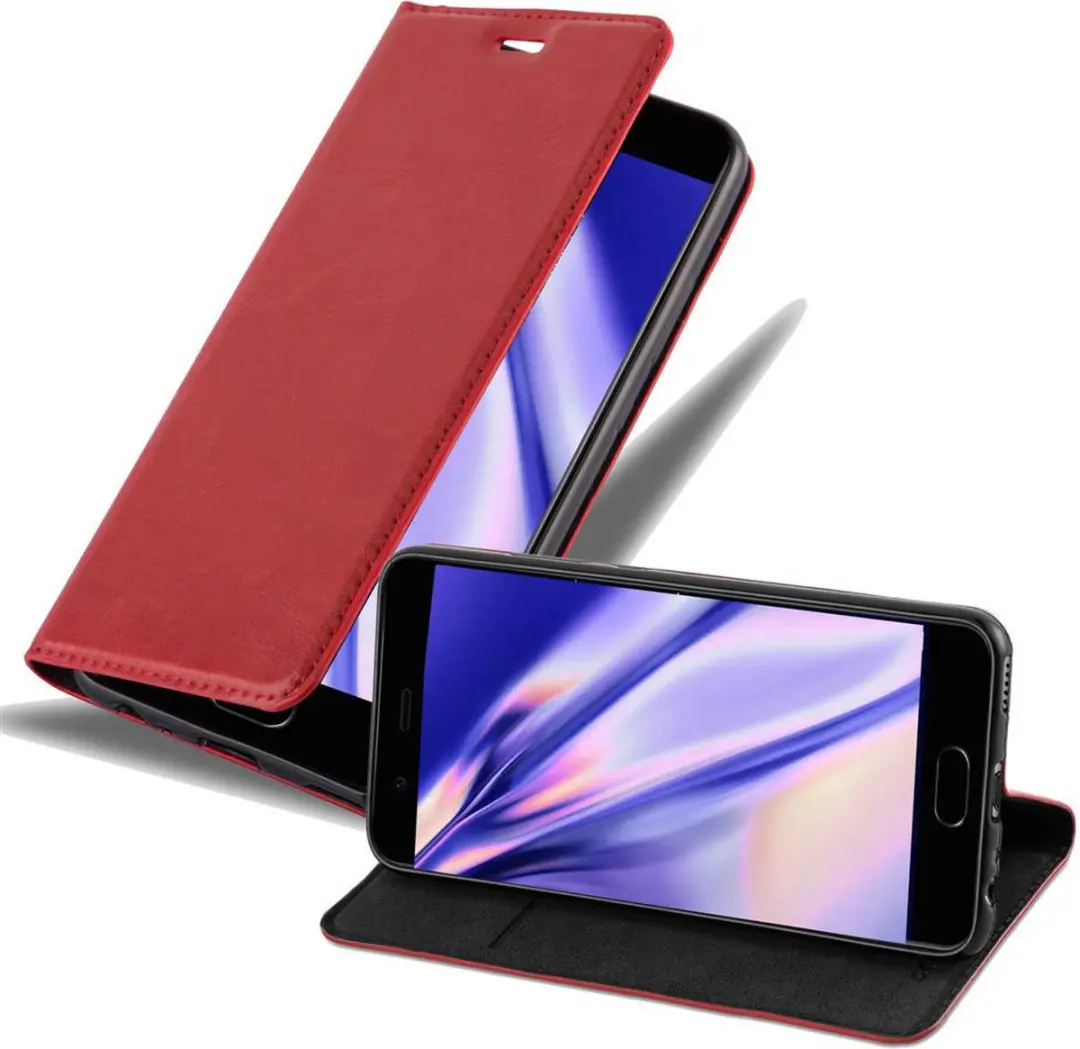 Cadorabo Hoesje geschikt voor Huawei P10 in APPEL ROOD