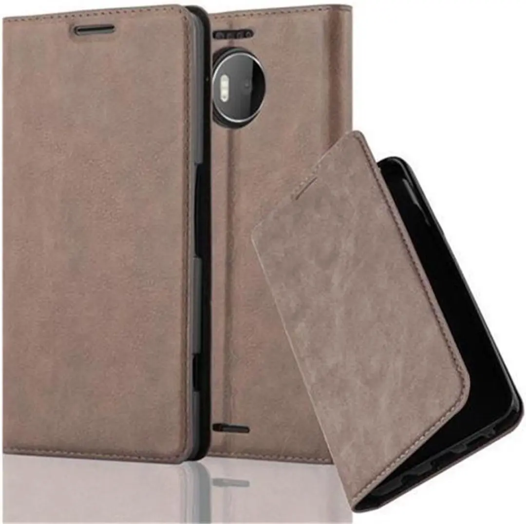 Cadorabo Hoesje geschikt voor Nokia Lumia 950 XL in KOFFIE BRUIN
