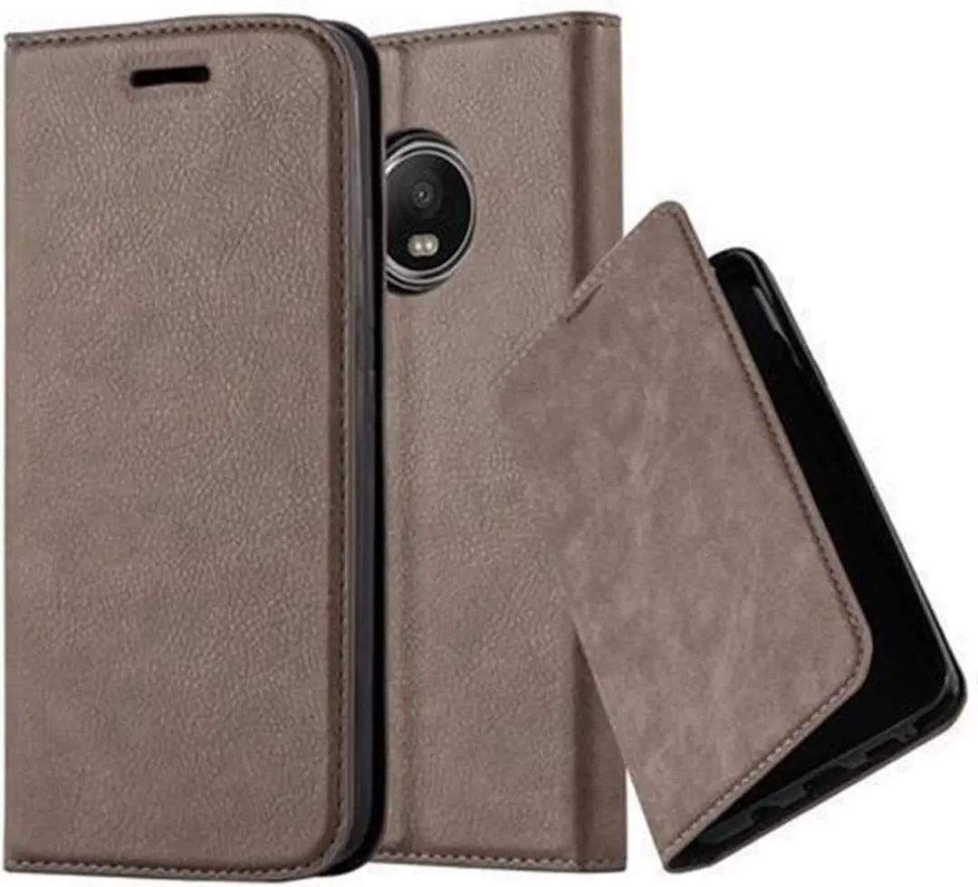 Cadorabo Hoesje geschikt voor Motorola MOTO G5 PLUS in KOFFIE BRUIN