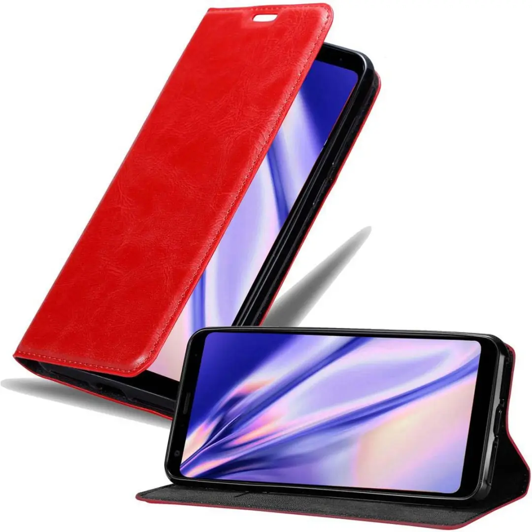 Cadorabo Hoesje geschikt voor LG Q STYLUS in APPEL ROOD