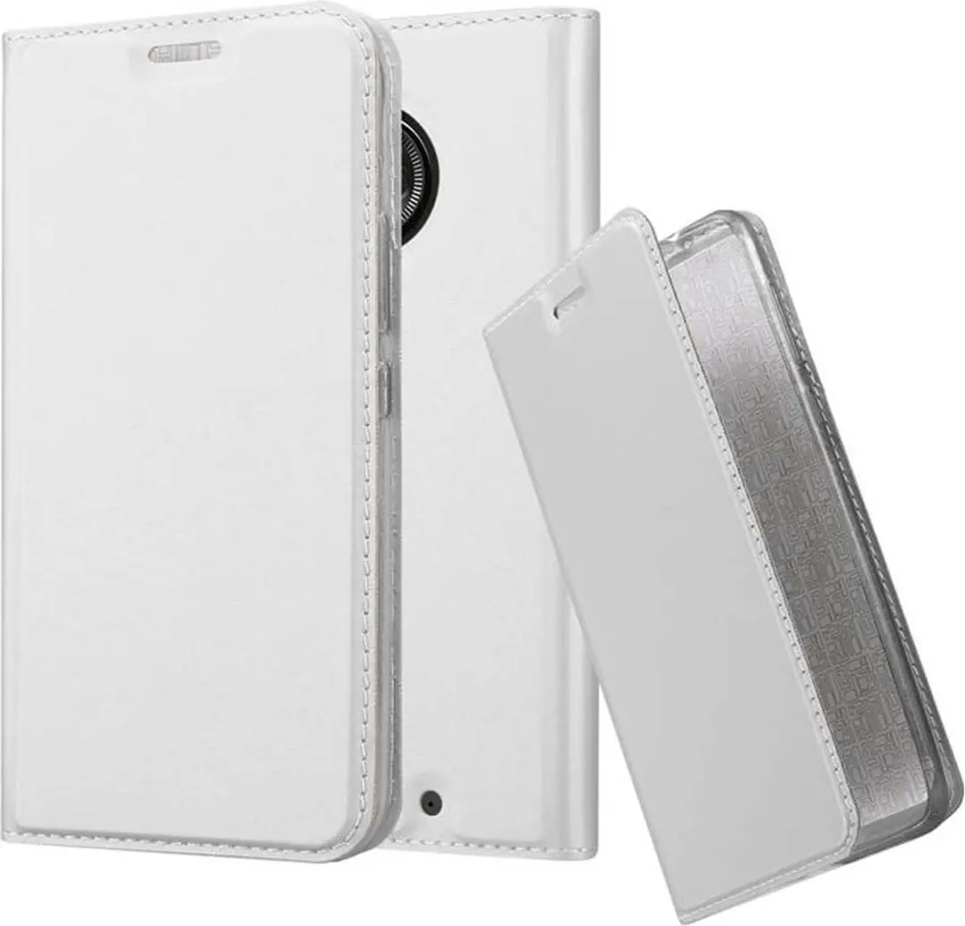 Cadorabo Hoesje geschikt voor Motorola MOTO X4 in CLASSY ZILVER