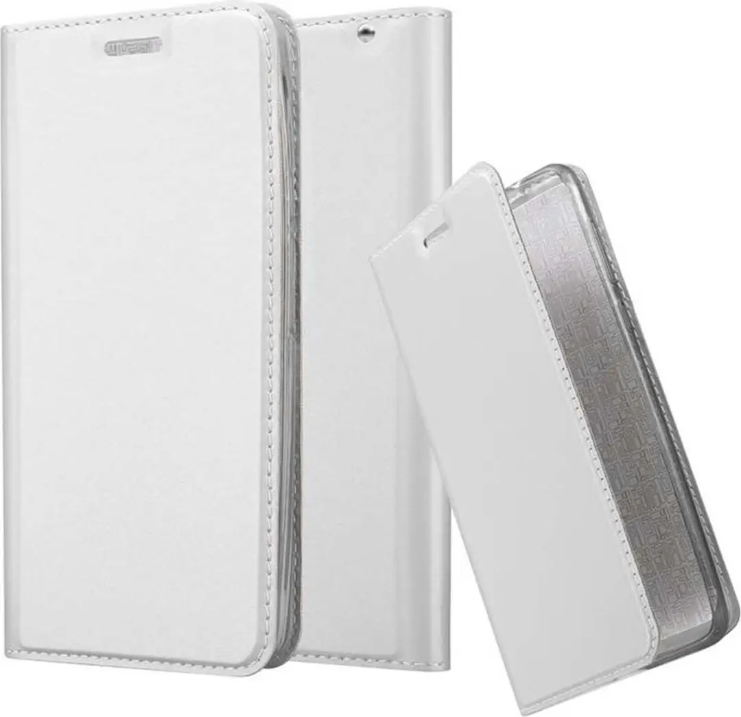 Cadorabo Hoesje geschikt voor Motorola MOTO X PLAY in CLASSY ZILVER