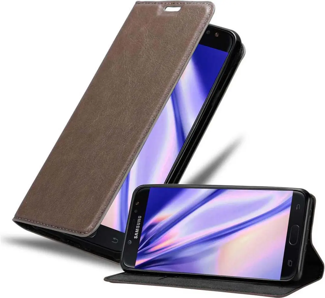 Cadorabo Hoesje geschikt voor Samsung Galaxy J7 2018 in KOFFIE BRUIN