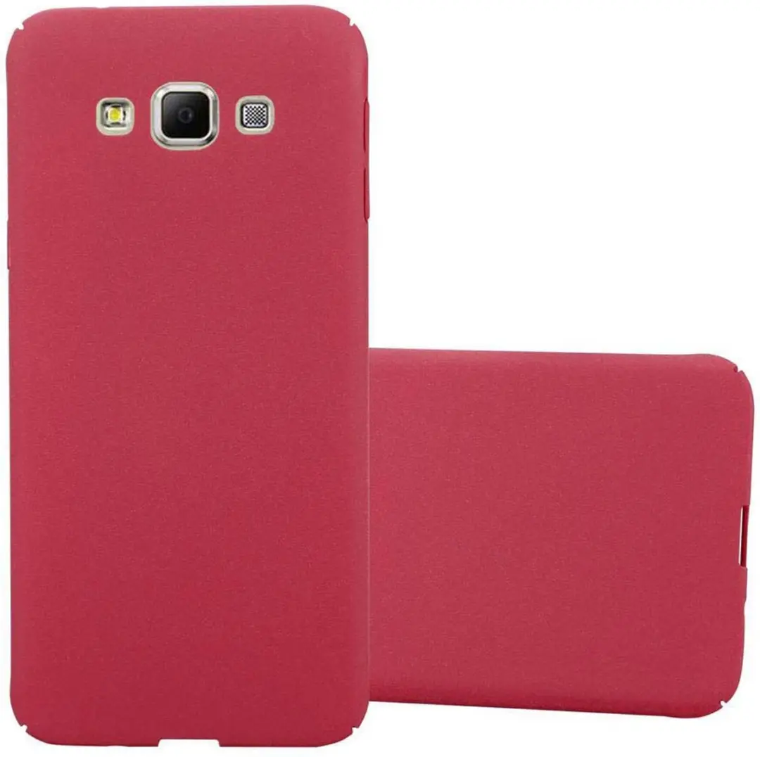 Cadorabo Hoesje geschikt voor Samsung Galaxy A7 2015 in FROSTY ROOD