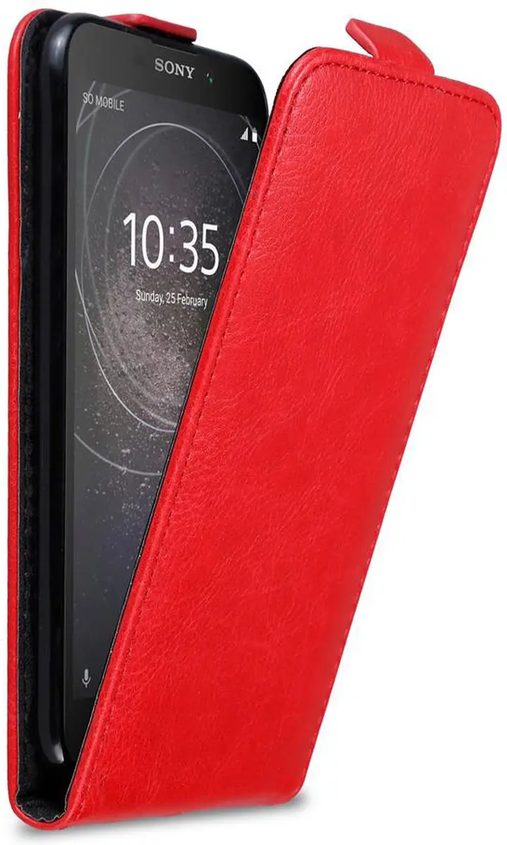 Cadorabo Hoesje geschikt voor Sony Xperia L2 in APPEL ROOD