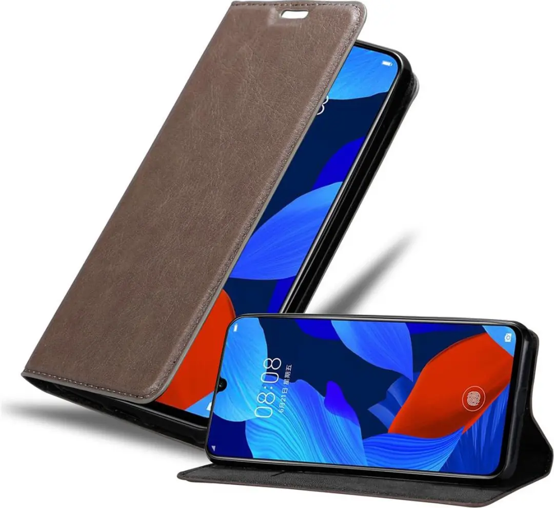 Cadorabo Hoesje geschikt voor Huawei NOVA 5 / 5 PRO in KOFFIE BRUIN