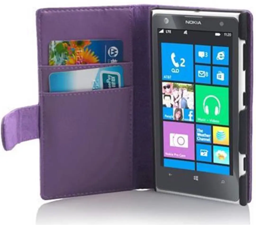 Cadorabo Hoesje geschikt voor Nokia Lumia 1020 in LILA VIOLET