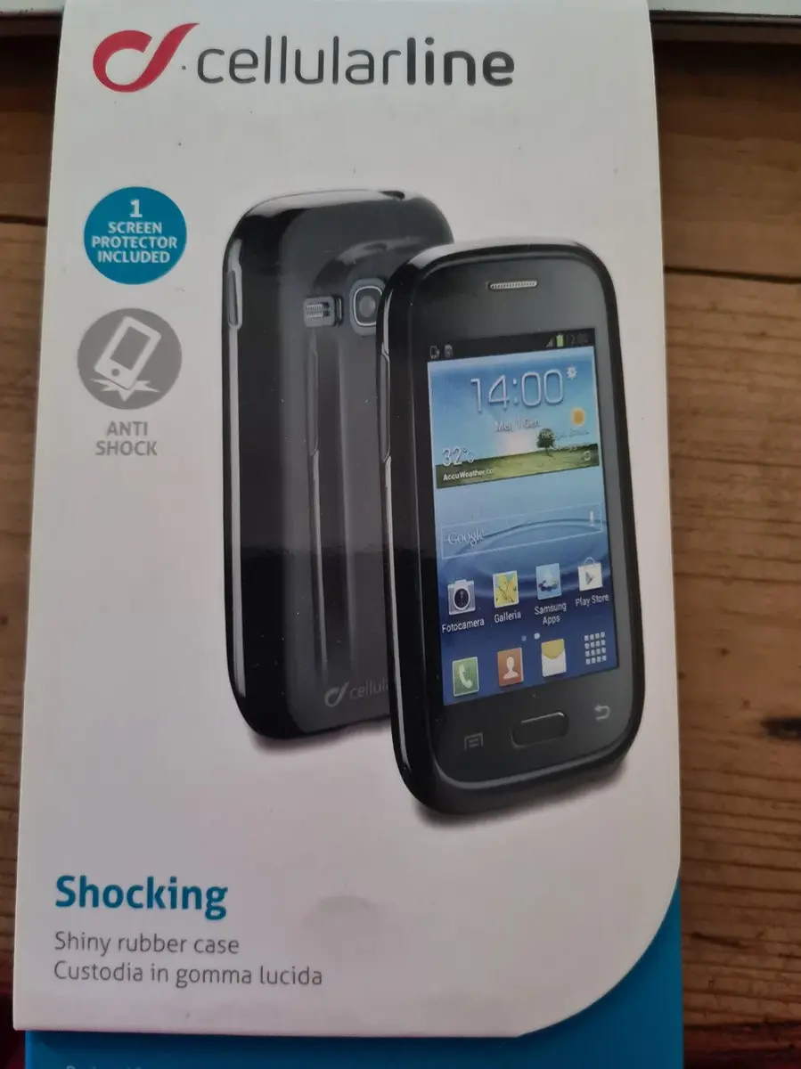 Cellularline shiny rubber case samsung galaxy young