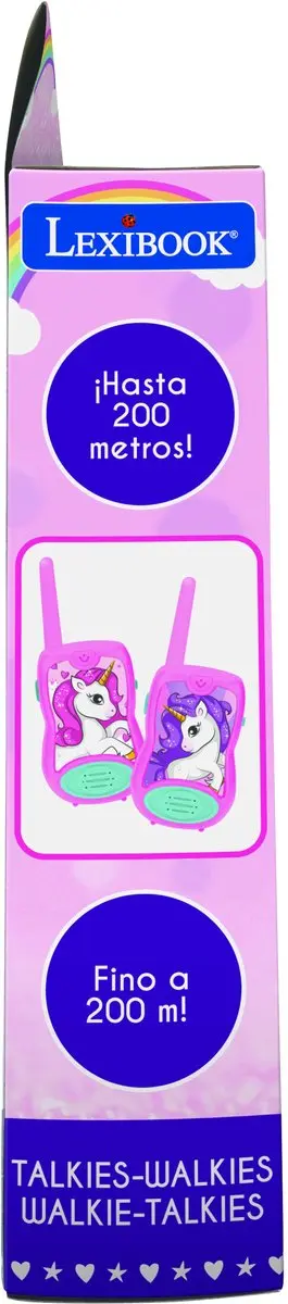 Lexibook Eenhoorn Walkietalkie TW12UNI - 120m - Roze - afbeelding 2 van 6