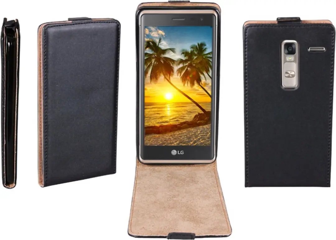 Patona Flip case voor LG Zero / Class (LG H650 / H740) zwart ultra slank