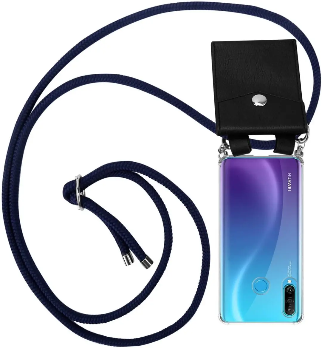 Cadorabo Hoesje geschikt voor Huawei P30 LITE in DIEP BLAUW