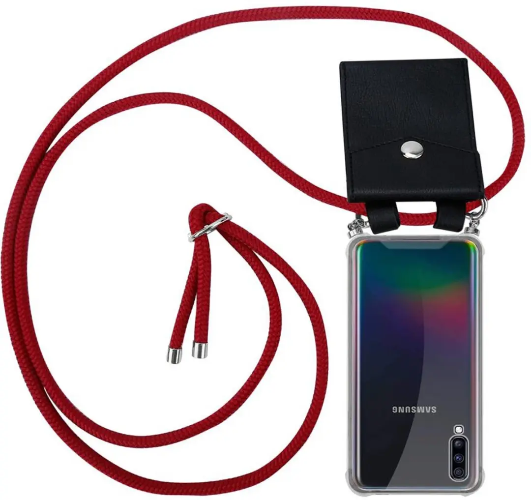 Cadorabo Hoesje geschikt voor Samsung Galaxy A70 / A70s in ROBIJN ROOD