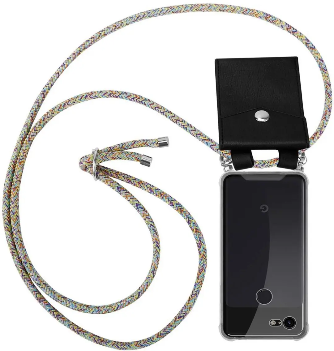 Cadorabo Hoesje geschikt voor Google PIXEL 3A XL in REGENBOOG