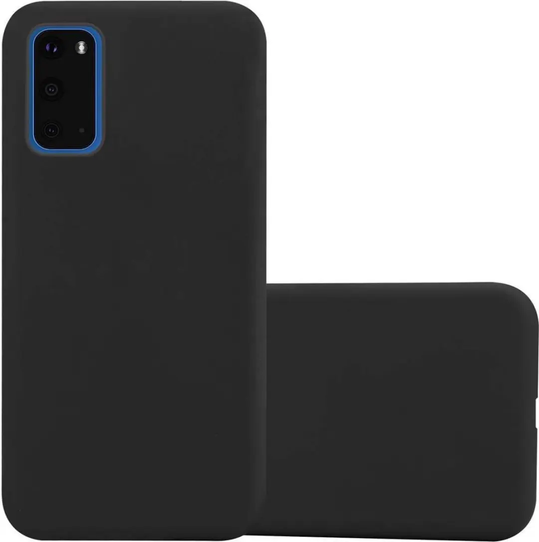 Cadorabo Hoesje geschikt voor Samsung Galaxy S20 in CANDY ZWART