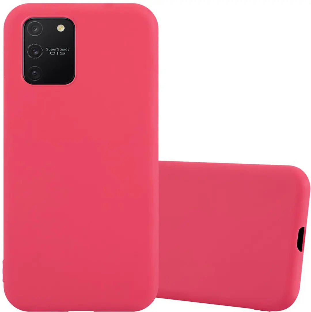 Cadorabo Hoesje geschikt voor Samsung Galaxy A91 / S10 LITE / M80s in CANDY ROOD