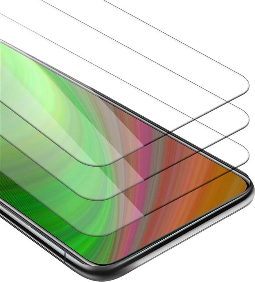 Cadorabo 3x Screenprotector geschikt voor Honor 9X LITE