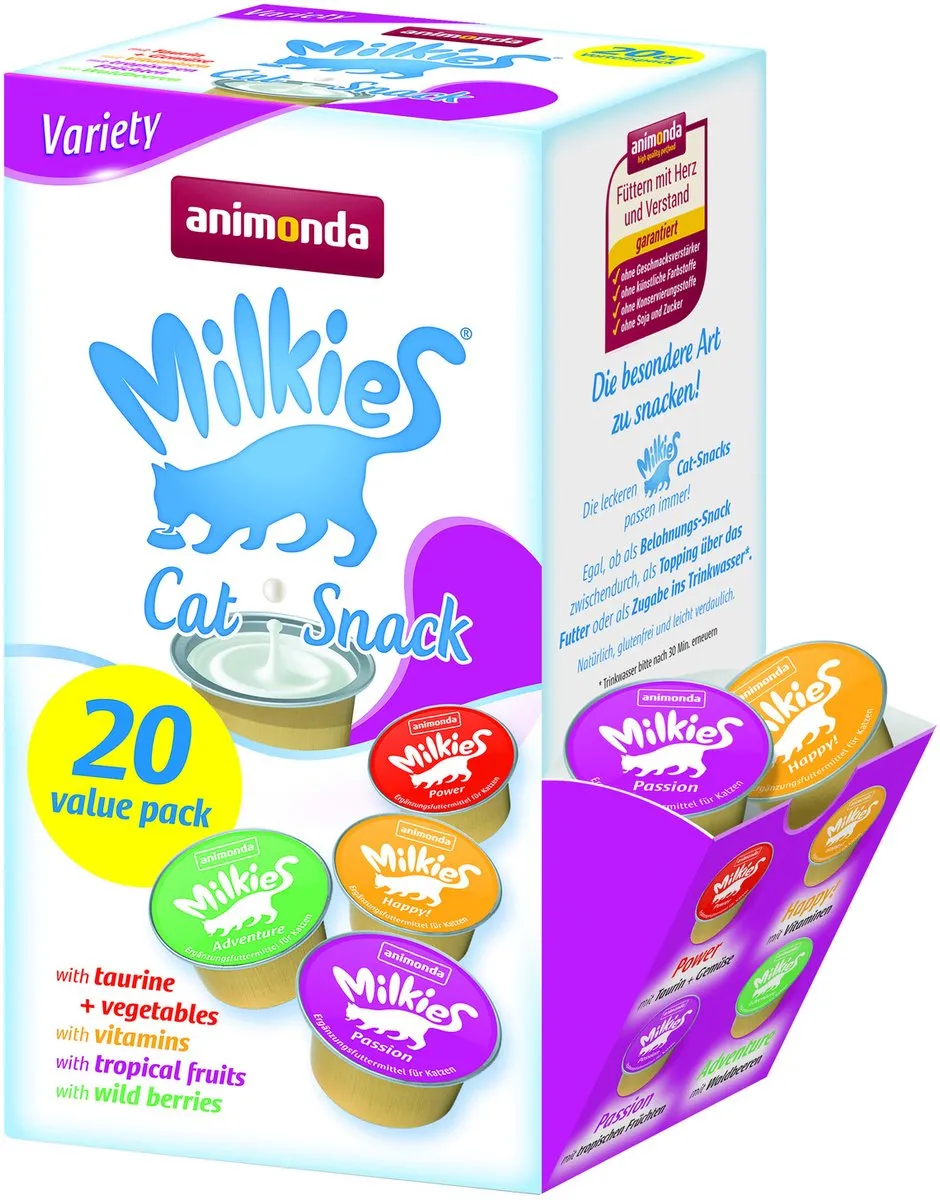 Animonda Milkies Variety Value Pack Kattensnacks - 20x15g