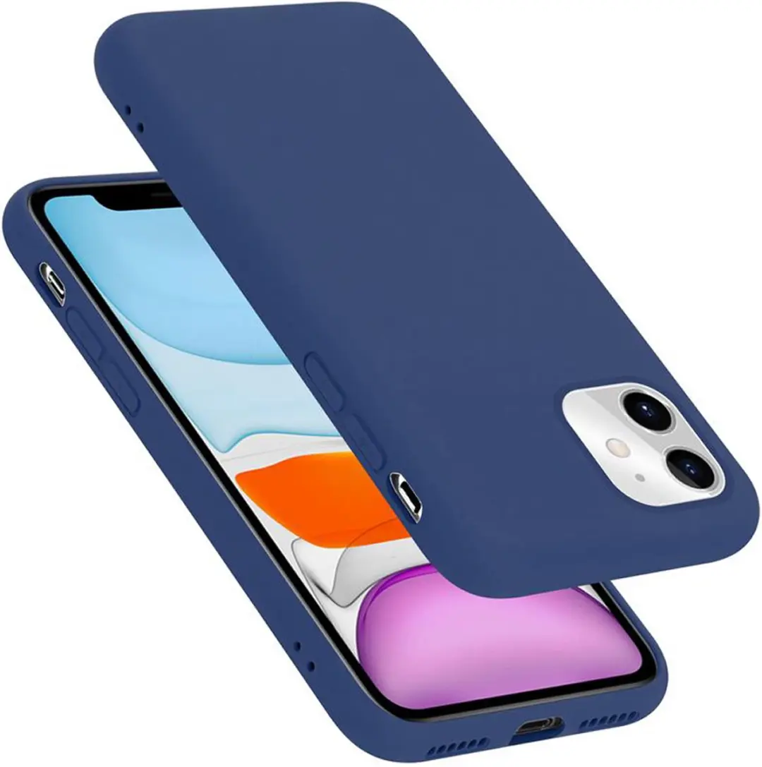 Cadorabo Hoesje geschikt voor Apple iPhone 11 in LIQUID BLAUW