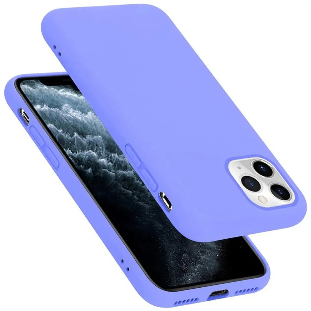 Cadorabo Hoesje geschikt voor Apple iPhone 11 PRO in LIQUID LICHT PAARS