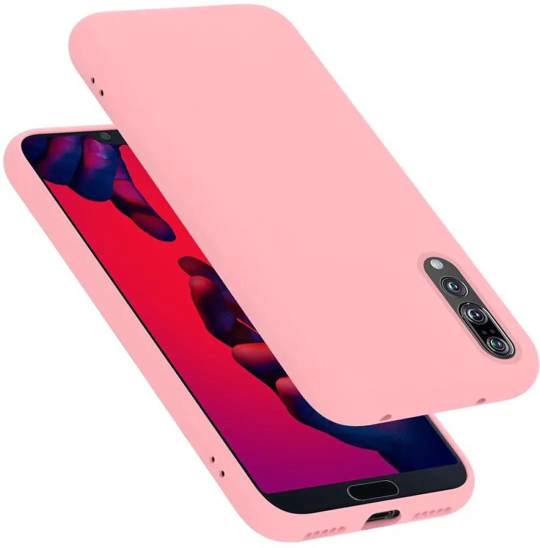 Cadorabo Hoesje geschikt voor Huawei P20 PRO / P20 PLUS in LIQUID ROZE