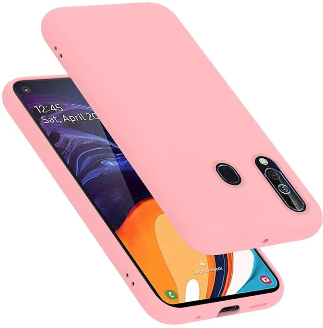 Cadorabo Hoesje geschikt voor Samsung Galaxy A60 / M40 in LIQUID ROZE
