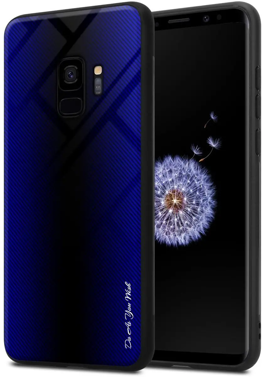 Cadorabo Hoesje geschikt voor Samsung Galaxy S9 in KOBALT PAARS