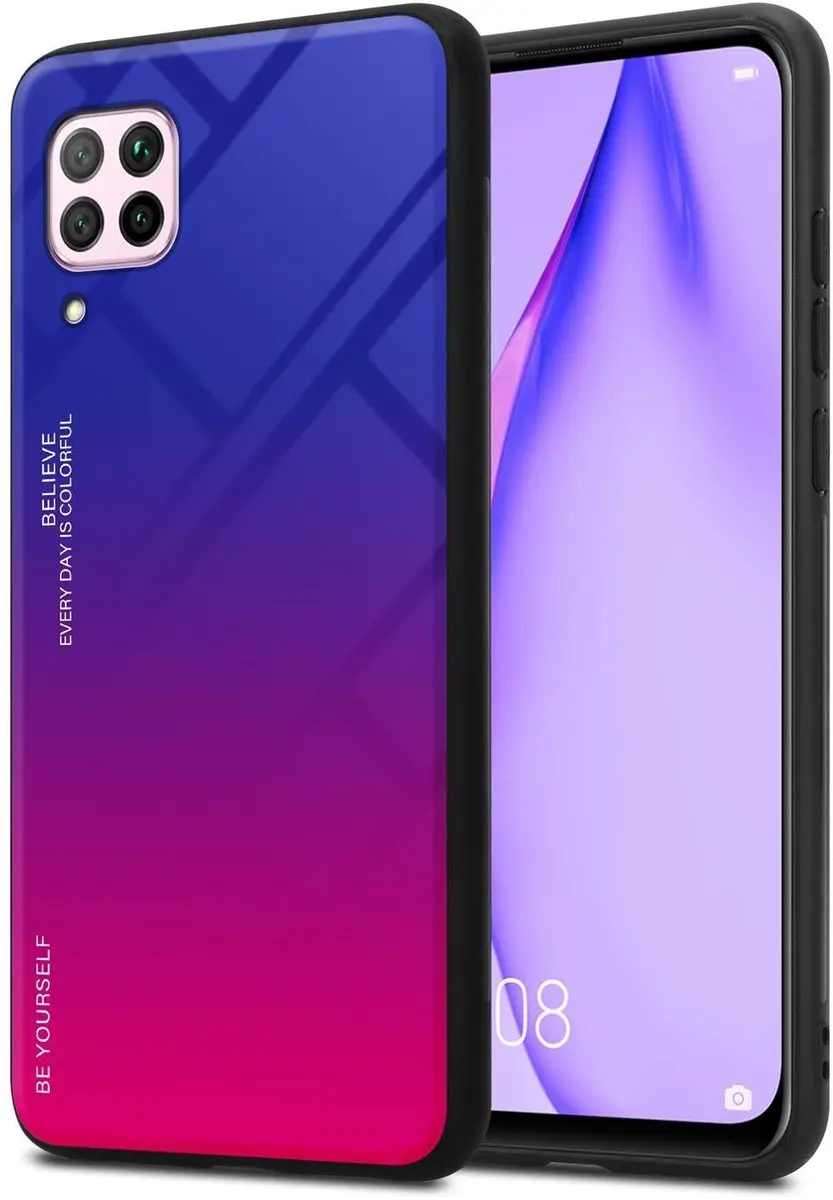 Cadorabo Hoesje geschikt voor Huawei NOVA 6 SE / P40 LITE / NOVA 7i in PAARS
