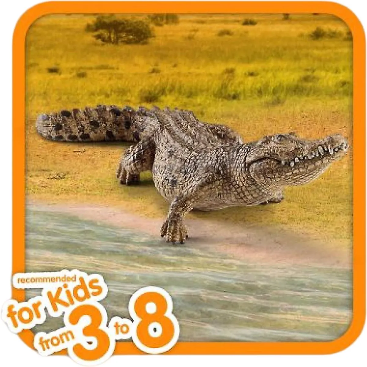 Schleich Krokodil Speelfiguur 14736 - Bruin - afbeelding 6 van 6