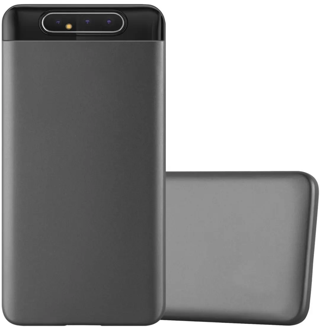 Cadorabo Hoesje geschikt voor Samsung Galaxy A80 / A90 4G in METALLIC GRIJS