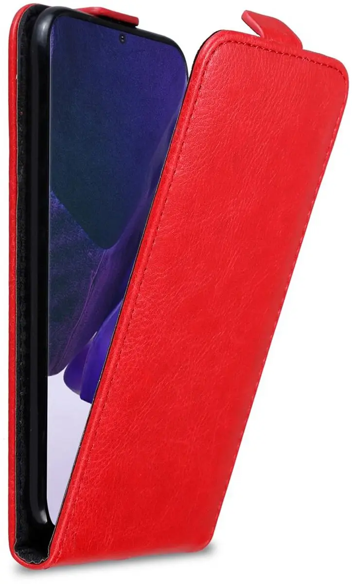 Cadorabo Hoesje geschikt voor Samsung Galaxy NOTE 20 ULTRA in APPEL ROOD