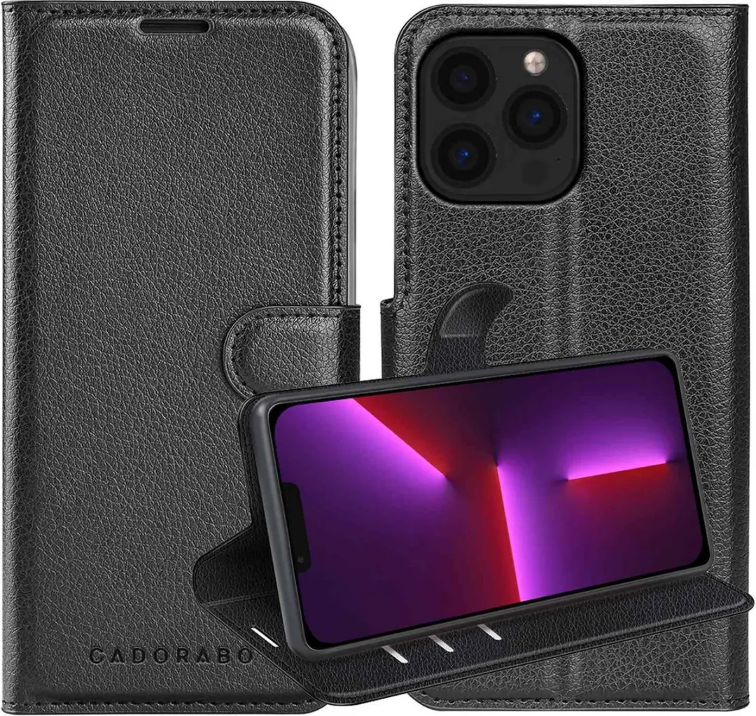 Cadorabo Hoesje geschikt voor Apple iPhone 13 PRO MAX in PHANTOM ZWART