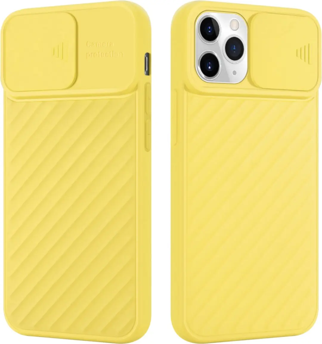 Cadorabo Hoesje geschikt voor Apple iPhone 11 PRO MAX in Mat Geel