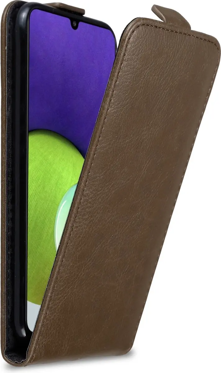 Cadorabo Hoesje geschikt voor Samsung Galaxy A22 4G / M22 / M32 4G in KOFFIE BRU