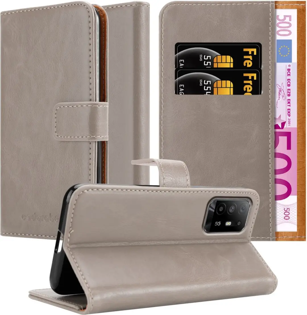 Cadorabo Hoesje geschikt voor Oppo A94 5G in CAPPUCCINO BRUIN
