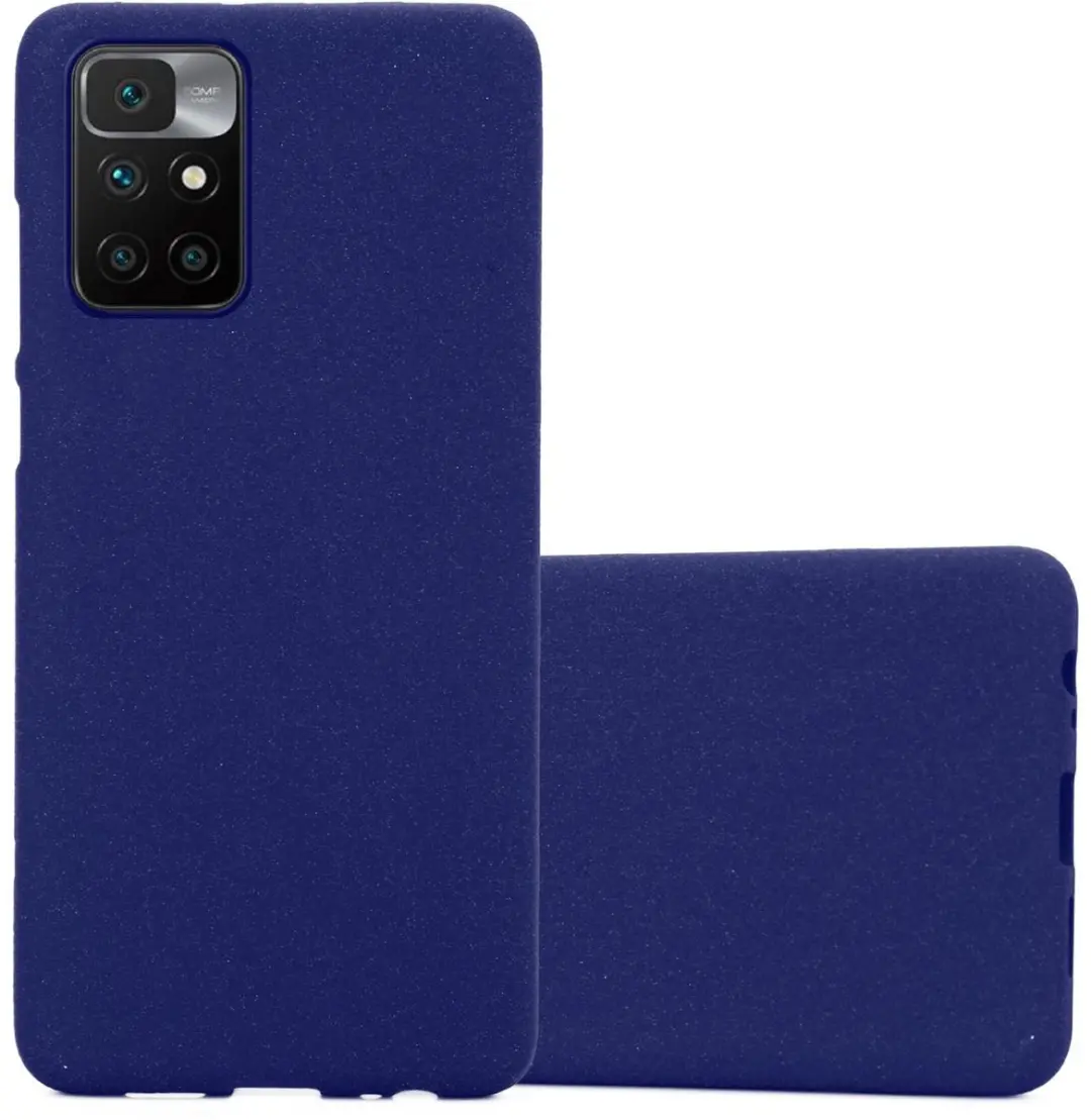 Cadorabo Hoesje geschikt voor Xiaomi RedMi 10 in FROST DONKER BLAUW