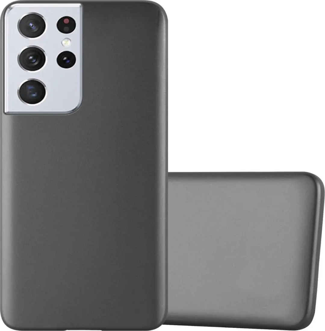 Cadorabo Hoesje geschikt voor Samsung Galaxy S22 ULTRA in METALLIC GRIJS