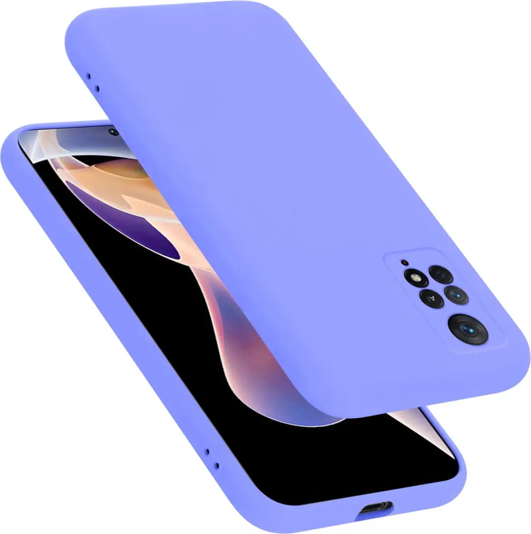 Cadorabo Hoesje geschikt voor Xiaomi RedMi NOTE 11 PRO 4G / 5G in LIQUID LICHT P