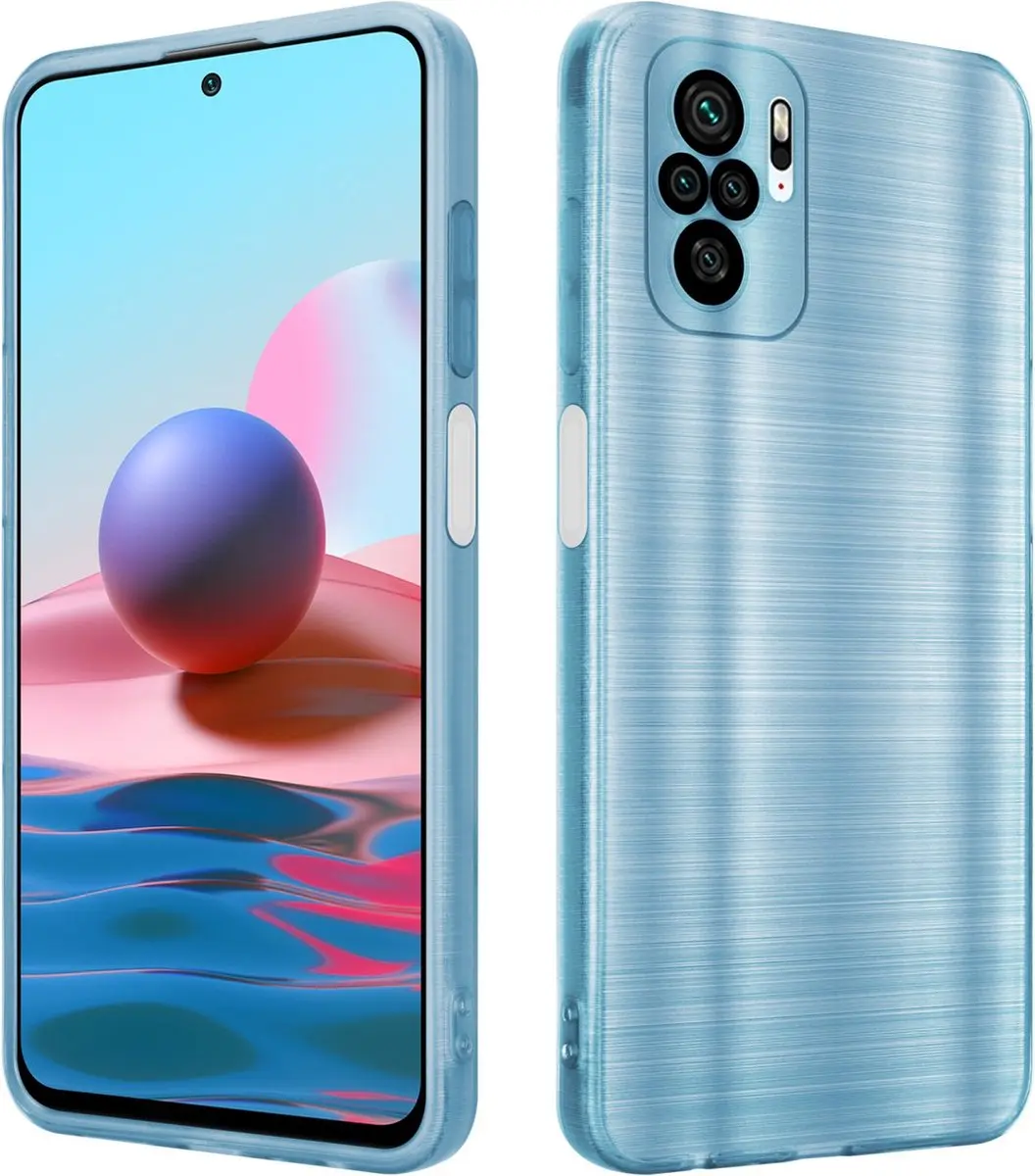 Cadorabo Hoesje geschikt voor Xiaomi RedMi NOTE 10 4G / RedMi NOTE 10S in Brushe